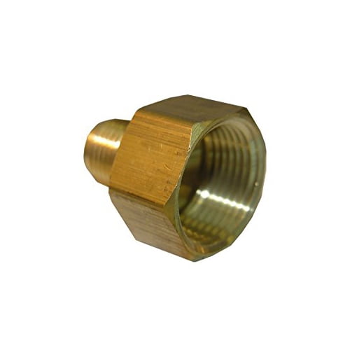 LASCO 17-9353 1/4-Inch by Short Yellow Brass Pipe Nipple 